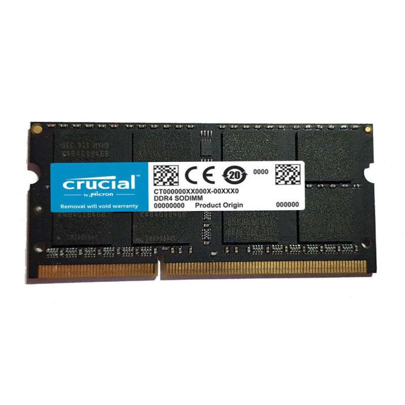رم لپ تاپ کروشیال DDR4 تک کاناله 2400 مگاهرتز CL17 مدل Nano ظرفیت 8 گیگابایت