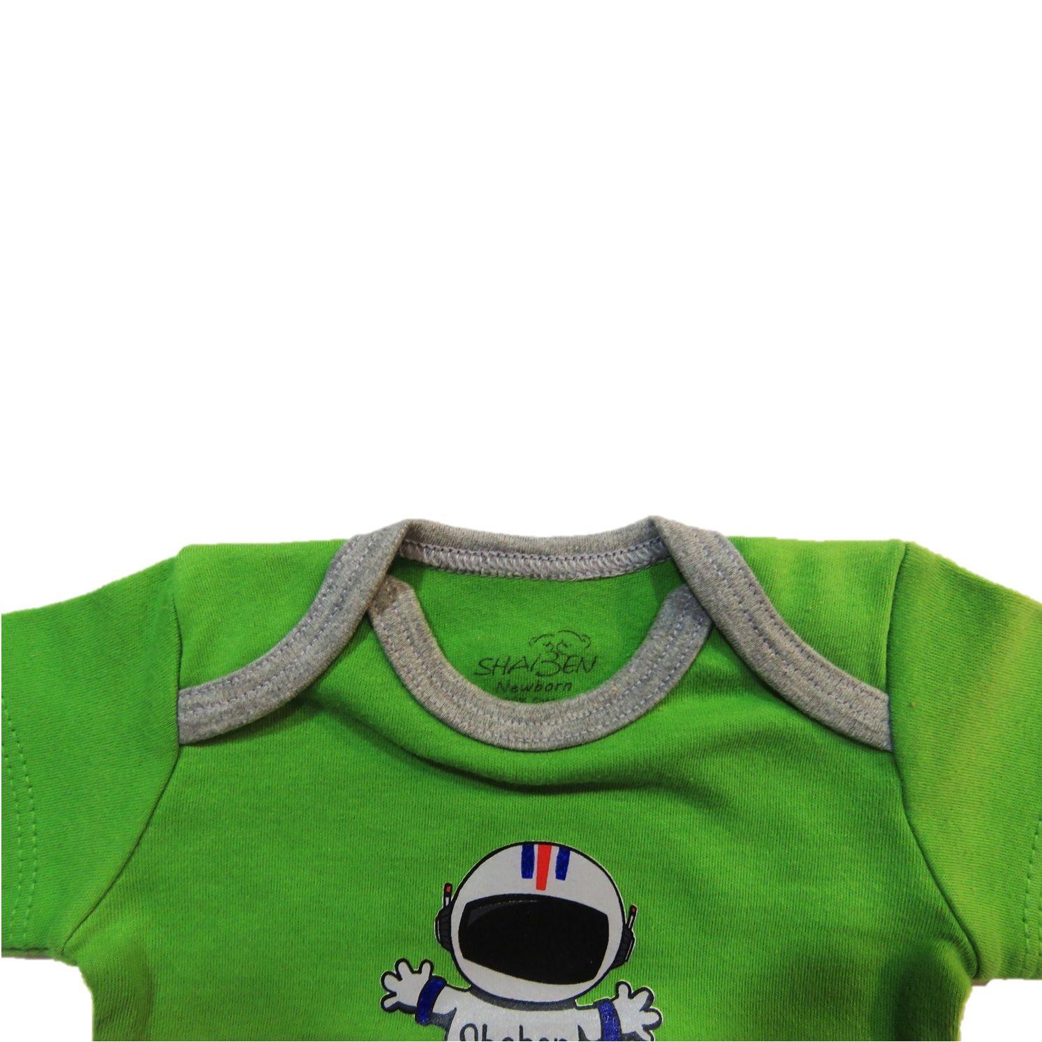 تی شرت آستین کوتاه نوزادی شابن مدل فضانورد -  - 3