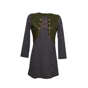 تونیک زنانه مدل RZ-HA81020-TUNIC-ZEY رنگ زیتونی
