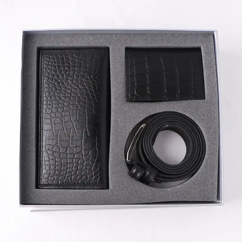 ست هدیه مردانه مدل چرم طبیعی