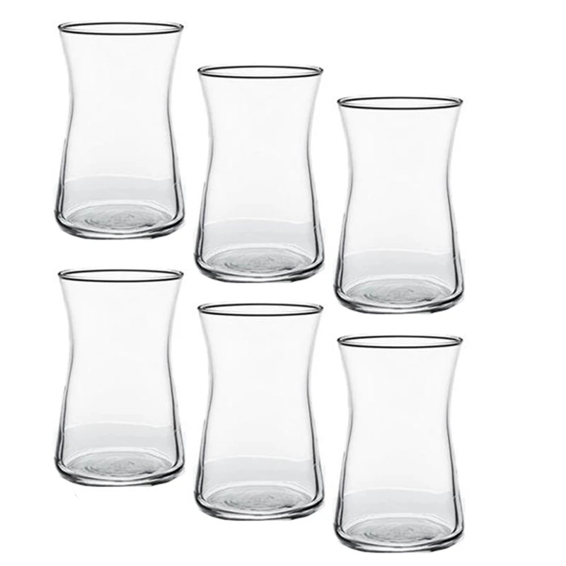 استکان پاشاباغچه مدل هیبلی آنتی ویروس 42361 بسته شش عددی 