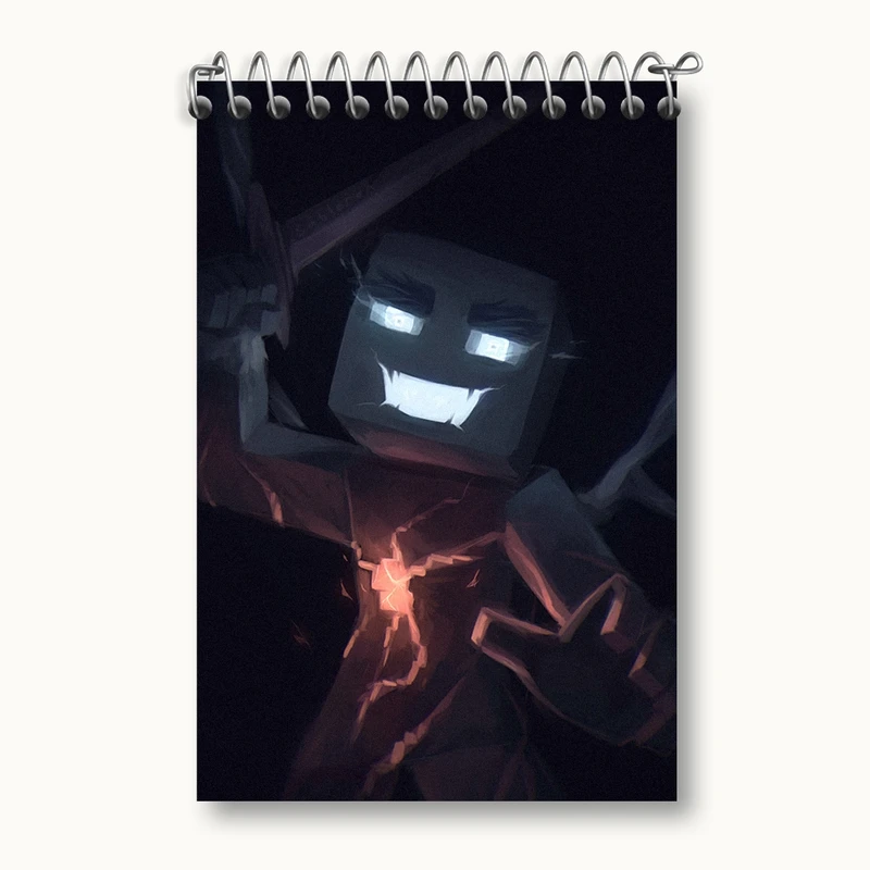 دفتر یادداشت 50 برگ خندالو مدل ماینکرافت (Minecraft) کد F1685