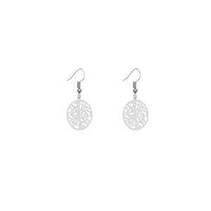 گوشواره نقره زنانه هایکا طرح اسلیمی مدل n.ha336