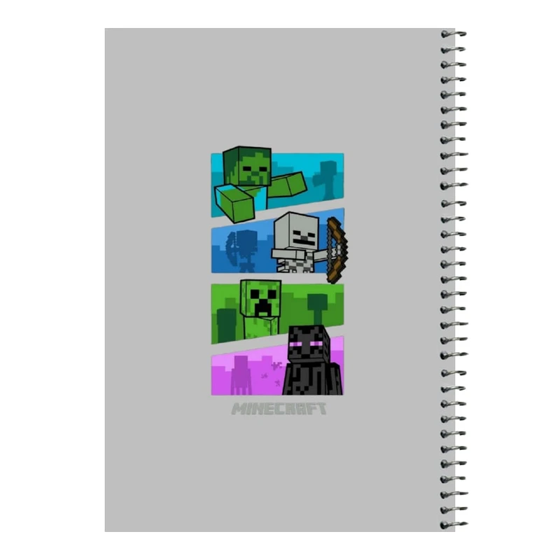 دفتر مشق 80 برگ اس جی مدل ماینکرفت کد۵   