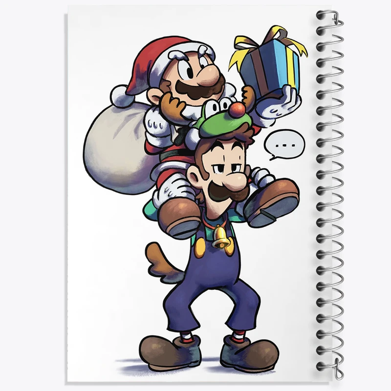 دفتر لیست خرید 50 برگ خندالو طرح (Mario) بازی سوپر ماریو کد 31535