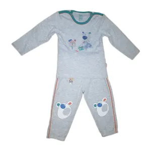 ست تی شرت آستین بلند و شلوار پسرانه مدل خرسی