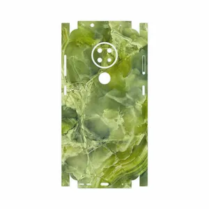 MAHOOT Green Crystal Marble-FullSkin Cover Sticker for Nokia 6.2