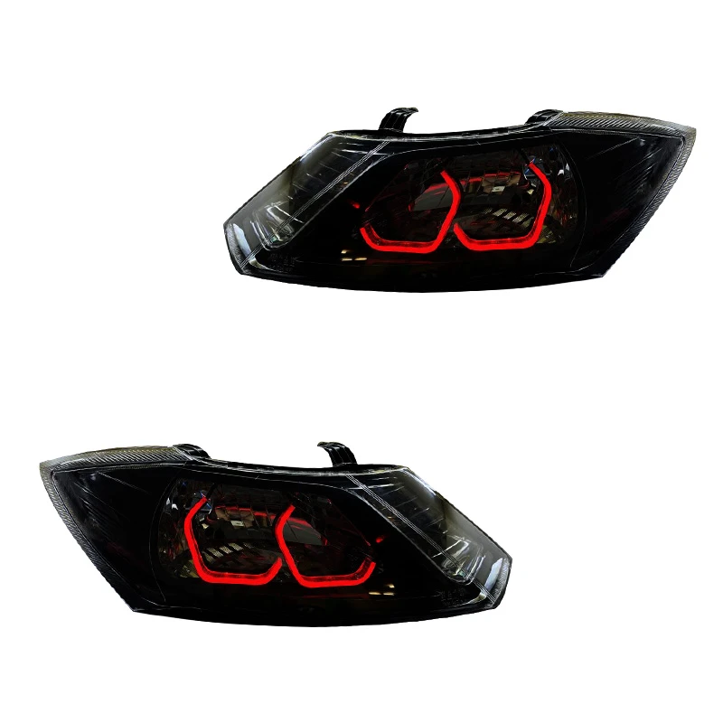 چراغ جلو خودرو گروه پژوهش صنعت مدرن مدل 3D-Wild مولتی کالر مناسب برای ساینا بسته دو عددی