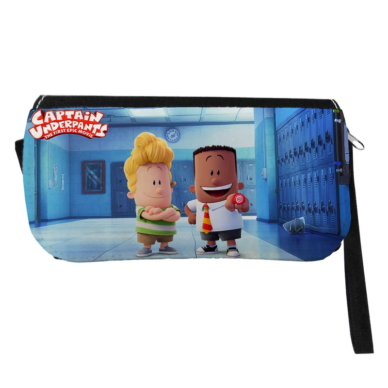  جامدادی مدل دوزیپ طرح انیمیشن کاپیتان زیرشلواری کد NI565