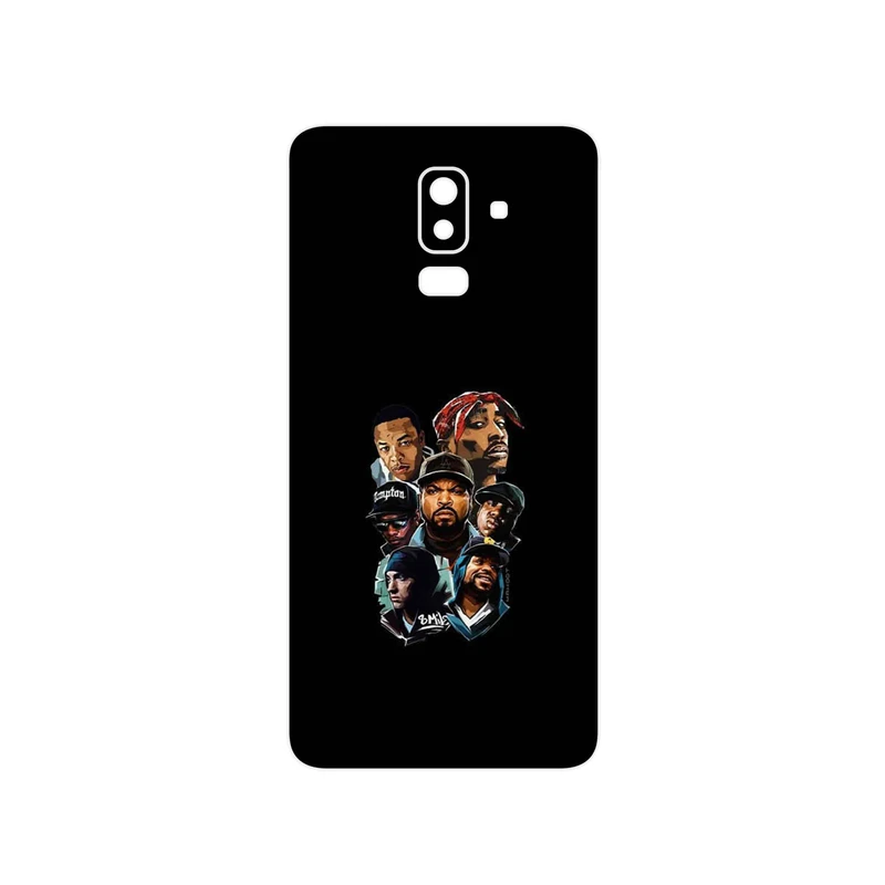 برچسب پوششی ماهوت مدل Great Rappers Digital Art مناسب برای گوشی موبایل سامسونگ Galaxy J8