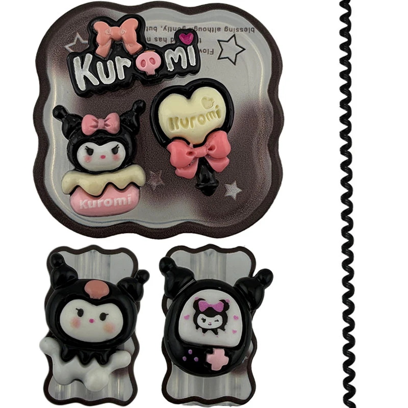 محافظ کابل مدل Kurumi01 به همراه محافظ شارژ دیواری مجموعه 4 عددی