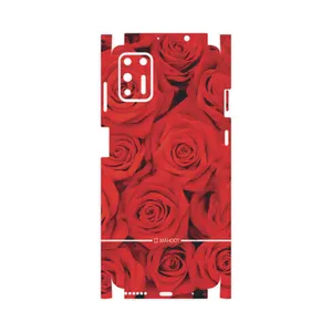 MAHOOT Red-Flower-FullSkin Cover Sticker for Motorola Moto G9 Plus