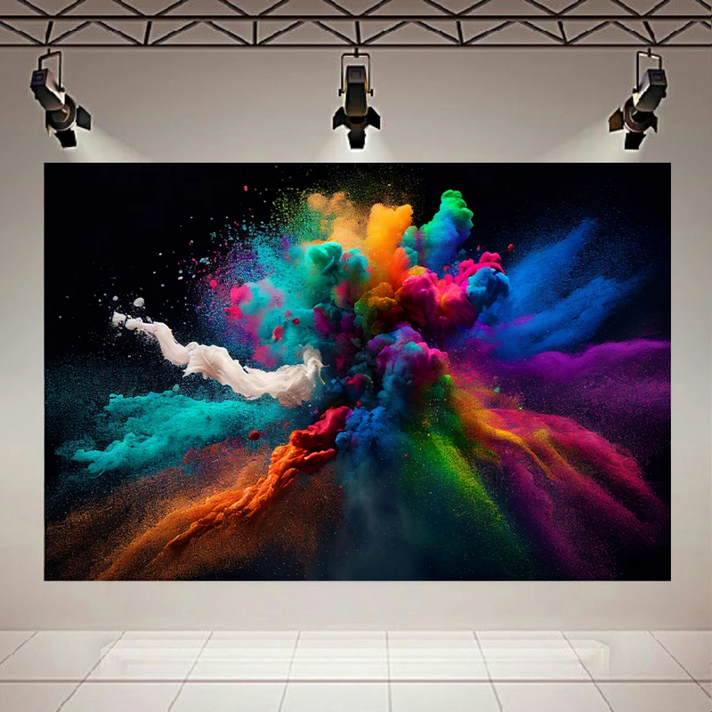  پوستر طرح جشن رنگ مدل هند کد PD130346