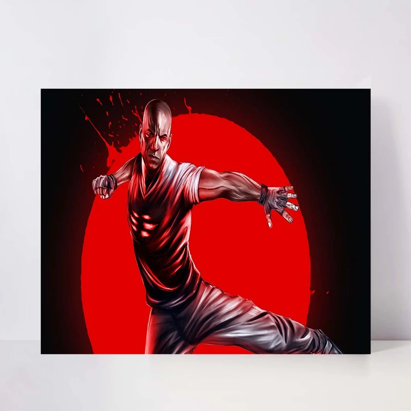 تابلو شاسی مدل vin diesel blood shot کد S-18045