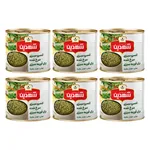 کنسرو سبزی سرخ شده شهدین - 480 گرم بسته 6 عددی