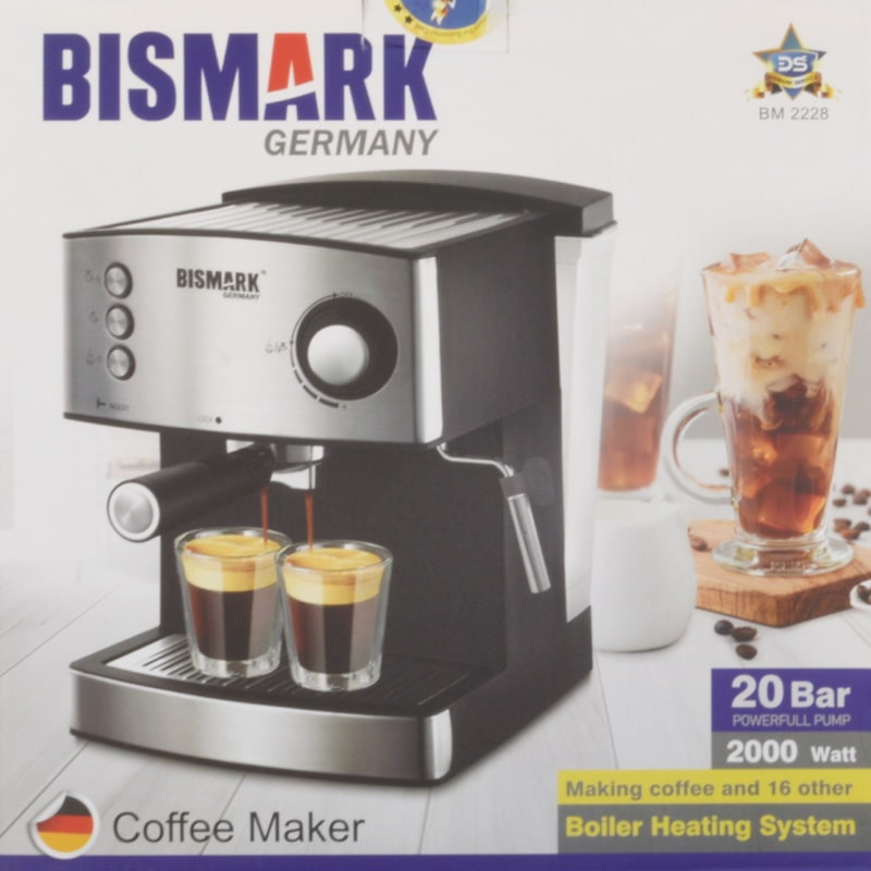 اسپرسو ساز بیسمارک مدل BM 2228 اسپرسو ساز بیسمارک مدل BM 2228