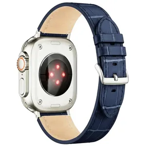 Sprig NavyB Leather Band suitable for Apple Watch 49mm Series Ultra / Ultra 2 / Ultra 3