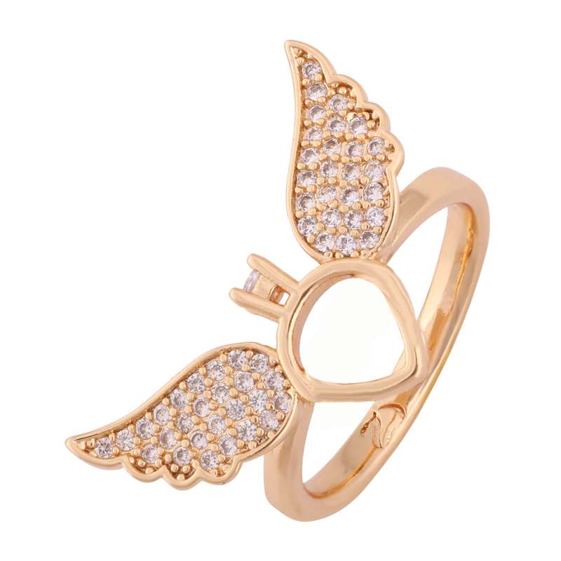 انگشتر زنانه مدل بال کد R3449