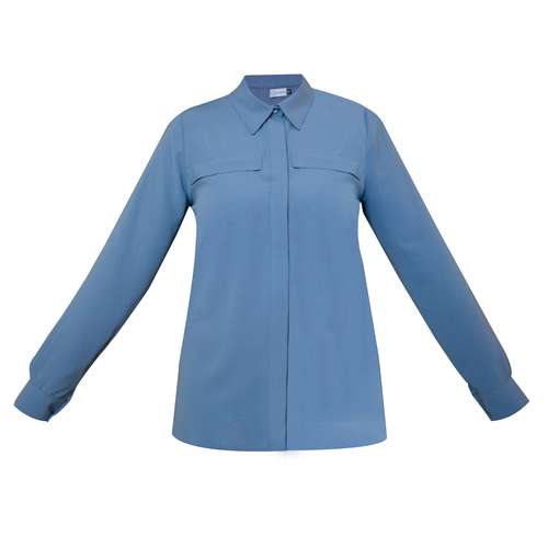 شومیز زنانه مدل هیمالیا 302 رنگ آبی