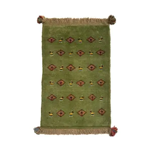 گبه فرش دستباف نیم متری مدل بافت قشقای شیراز کد NKP-sgp2