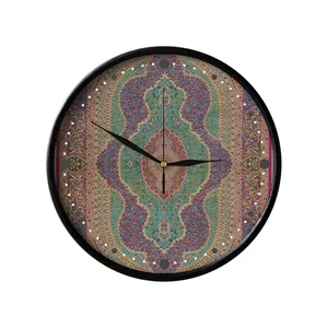 ساعت دیواری مدوپد طرح فرش قم مدل C-Ghom014