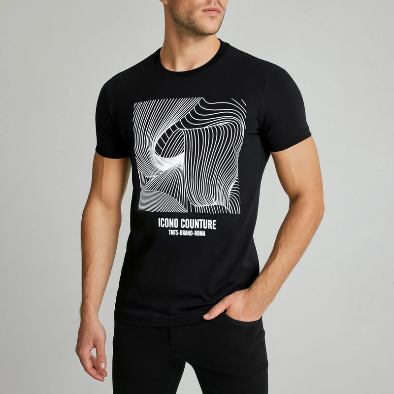 تی شرت آستین کوتاه مردانه مدل 347030402 نخ پنبه