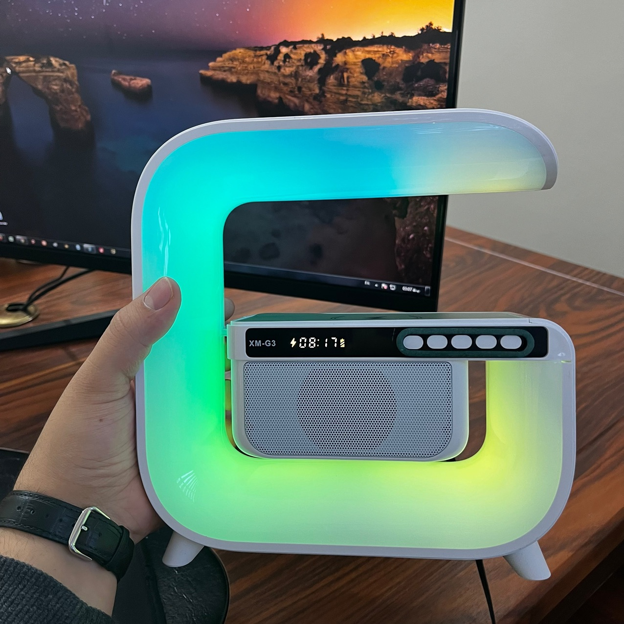 چراغ خواب مدل XM-G3 طرح اسپیکر دار