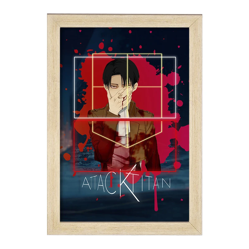 تابلو خندالو مدل لیوای آکرمن انیمه اتک آن تایتان Attack on Titan  کد 11009