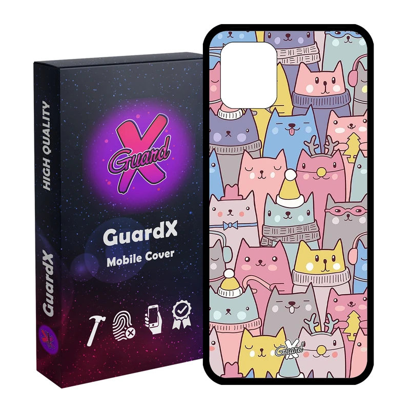 کاور گارد ایکس طرح Cat مدل Glass10074 مناسب برای گوشی موبایل سامسونگ Galaxy Note 10 Lite