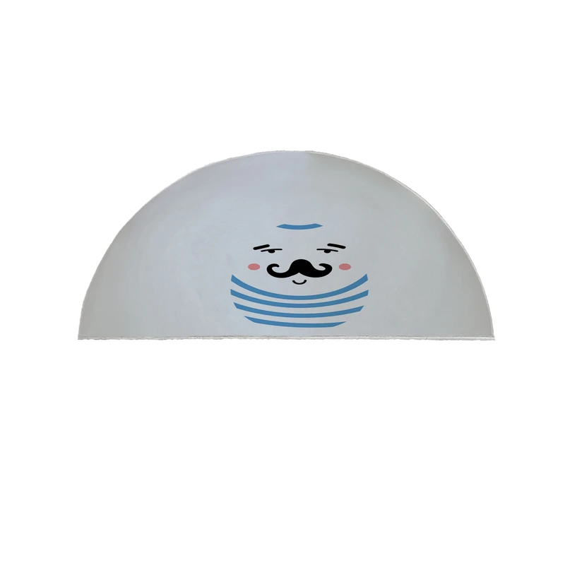 پادری مدل نیم دایره  طرح کودکانه کد 9386 سایز 90 × 45 سانتی متر