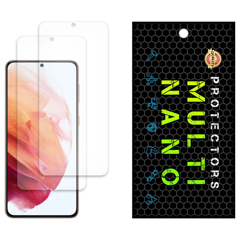 محافظ صفحه نمایش مات مولتی نانو مدل X-S2M مناسب برای گوشی موبایل سامسونگ Galaxy S21 Plus 5G بسته دو عددی