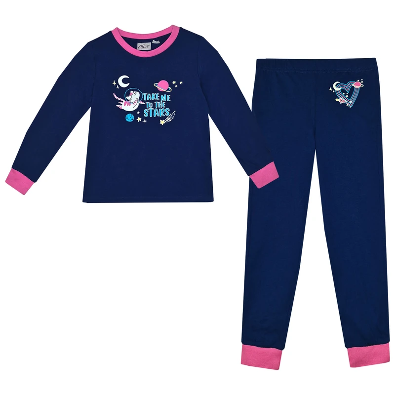 ست تی شرت و شلوار دخترانه الایو مدل SEP-TAKE ME032