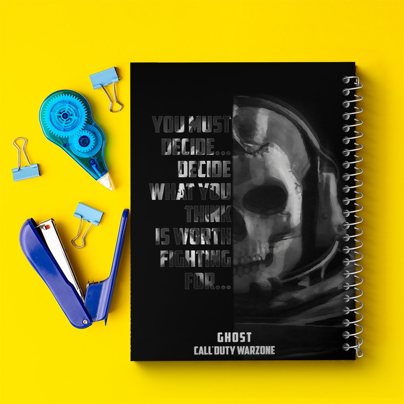 دفتر مشق 100 برگ خندالو طرح کال اف دیوتی (Call of duty) کد F290