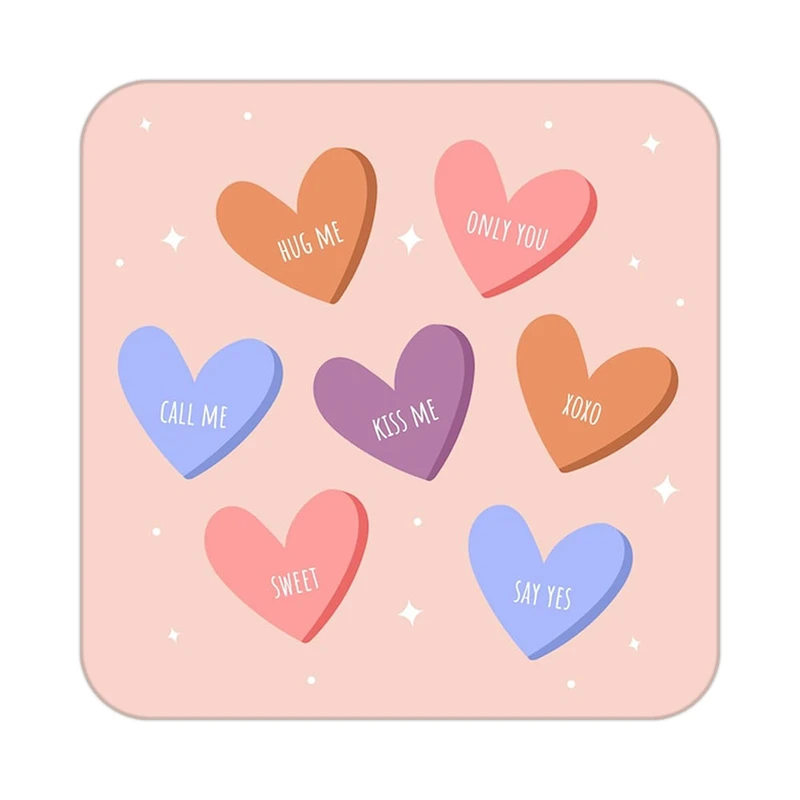 زیر لیوانی کاکتی طرح عاشقانه مدل mp37720