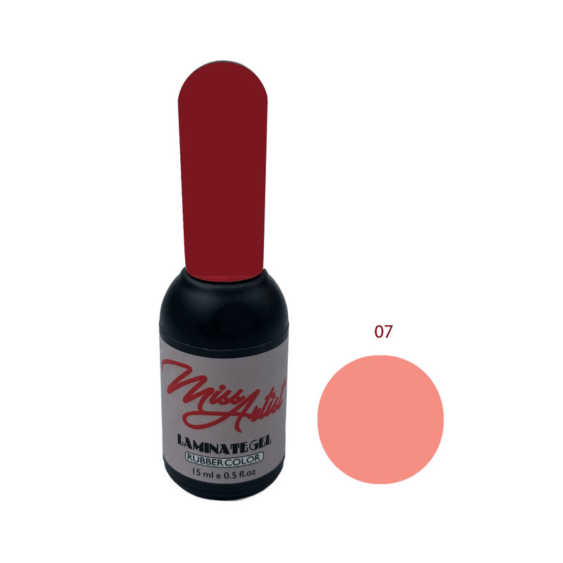 رابر ژل کاشت ناخن میس آرتیست کد 07 حجم 15 میلی لیتر