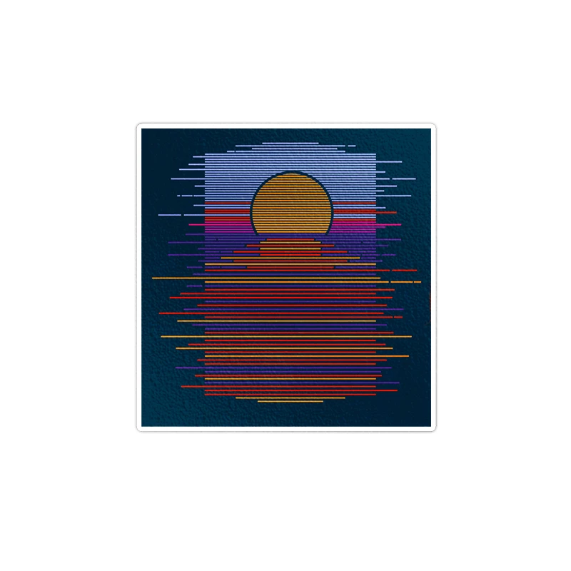 استیکر لپ تاپ ماسا دیزاین طرح غروب مدل venus655