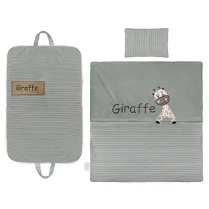 سرویس مسافرتی 3 تکه نوزادی پینک بلو  مدل زرافه