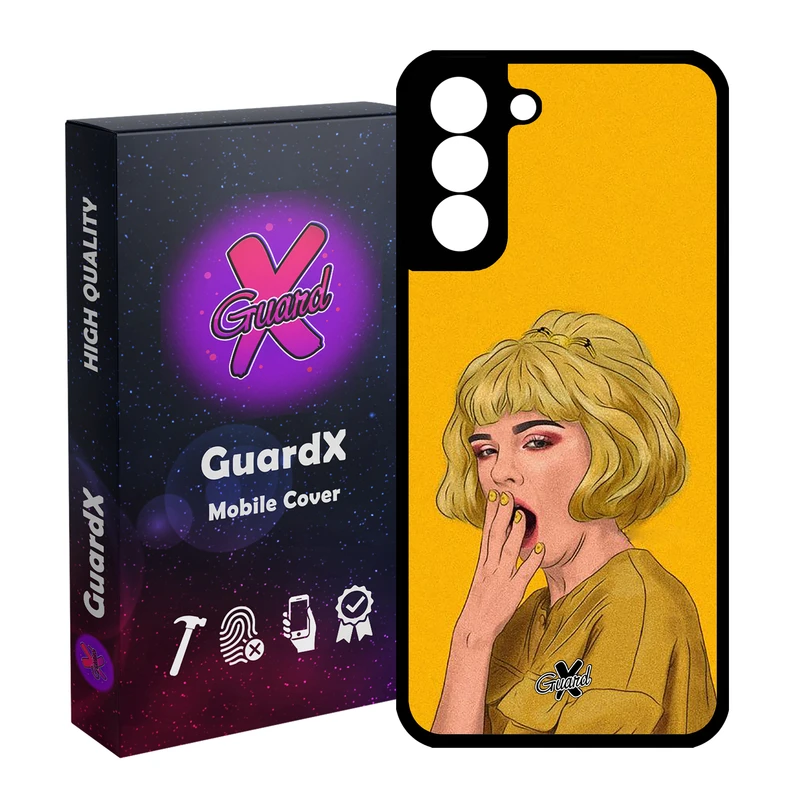 کاور گارد ایکس طرح Girl مدل Glass10311 مناسب برای گوشی موبایل سامسونگ Galaxy S21 FE