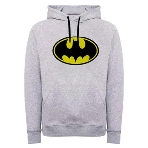 هودی مردانه مدل نشان بتمن کد SH6 رنگ طوسی