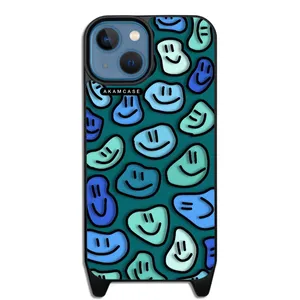 AKAM AMCWLA15-HAPPY FACE9 Cover For Apple iPhone 15