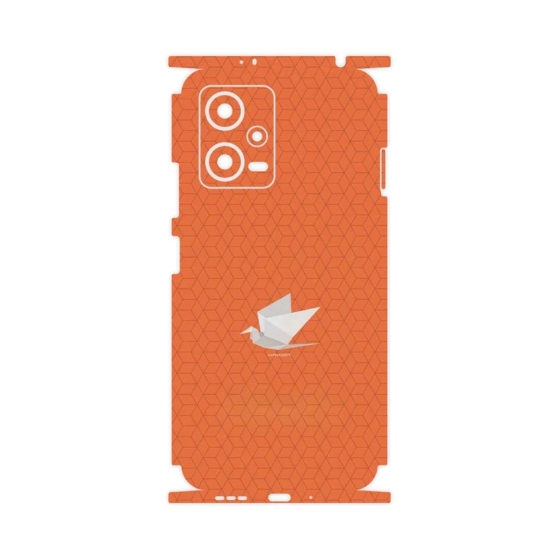 برچسب پوششی ماهوت مدل Minimalist origami bird-FullSkin مناسب برای گوشی موبایل شیائومی Redmi Note 12 5G