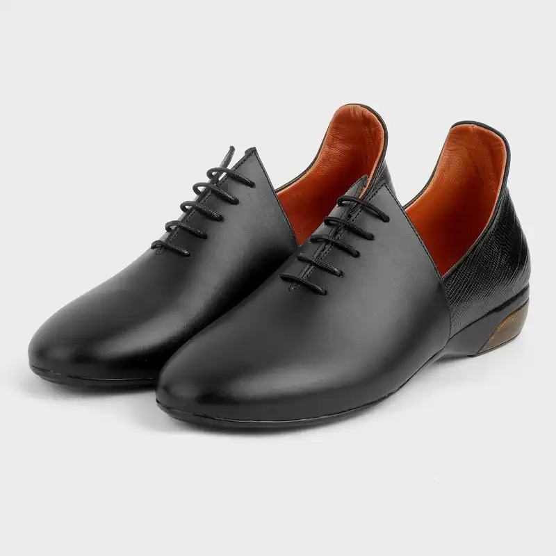 کفش روزمره زنانه پاتن چرم آفتاب مدل D004