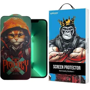 Epicoy Hoodie Cat Glass Screen Protector For Apple iPhone 13 / 14 / 13 pro