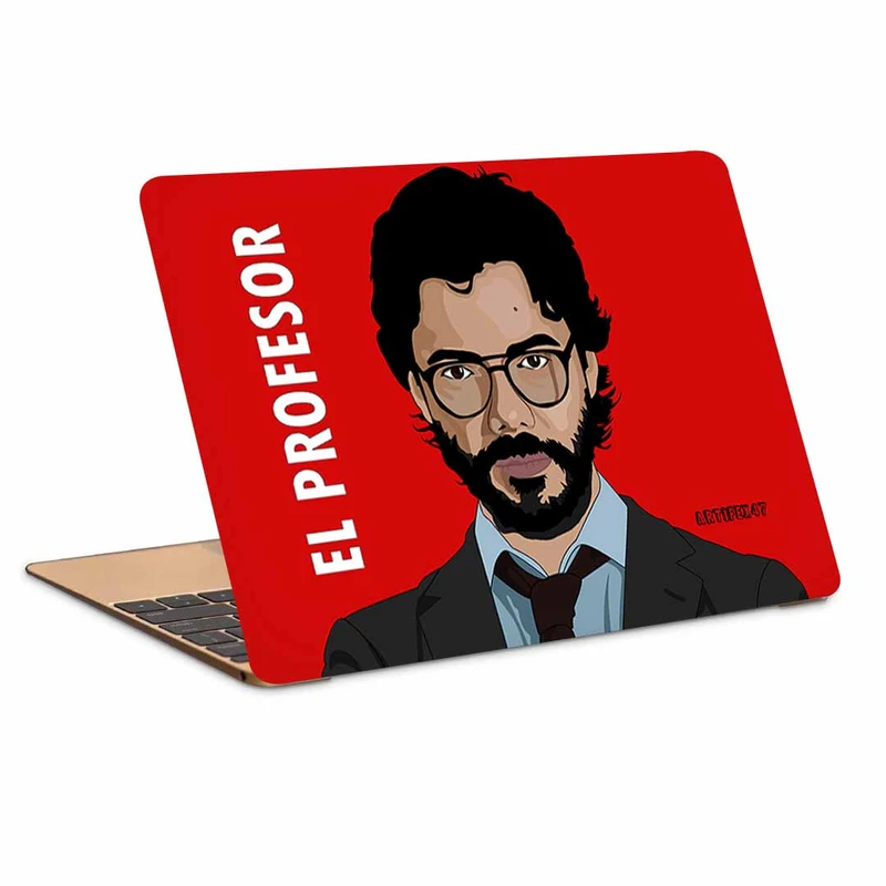 استیکر لپ تاپ طرح money heist کد N-394 مناسب برای لپ تاپ 15.6 اینچی