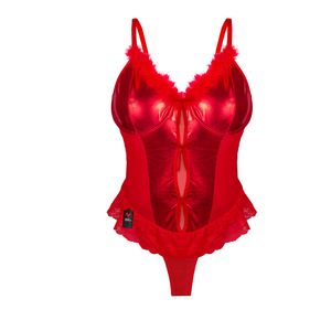 نقد و بررسی لباس خواب زنانه شباهنگ مدل DISCO BODY رنگ قرمز توسط خریداران