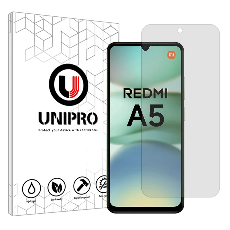 محافظ صفحه نمایش شفاف یونی پرو مدل star 4 مناسب برای گوشی موبایل شیائومی Redmi A5 4G