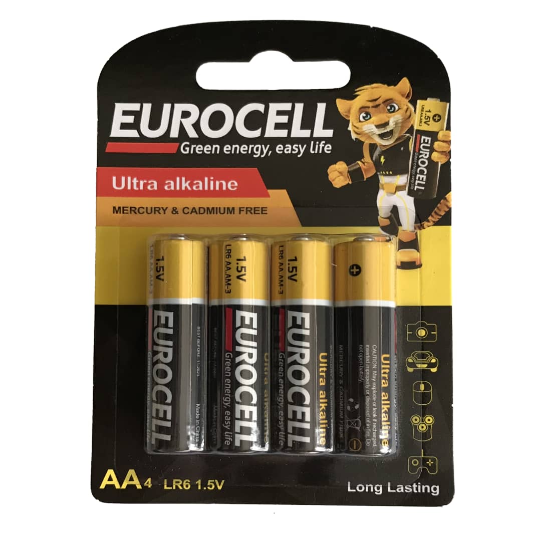 باتری قلمی یوروسل مدل Ultra Alkaline بسته 4 عددی