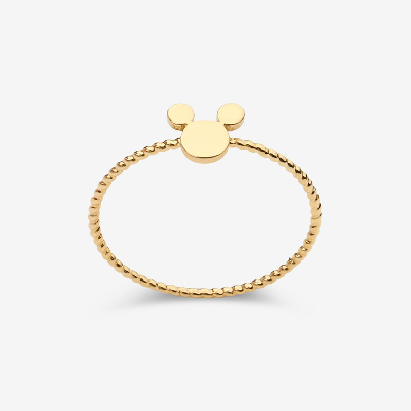 انگشتر طلا 18 عیار زنانه سایا گلد مدل توپی میکی کد WR1216 سایز 55