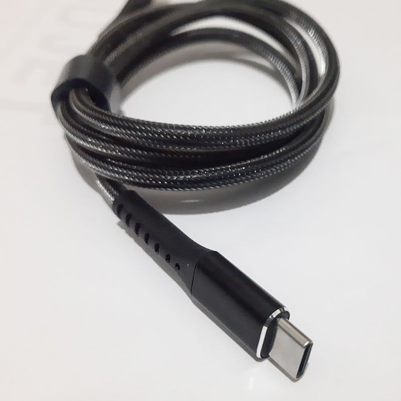 کابل تبدیل USB به USB-C الکای شارژ مدل فلزی فستینگ طول 1 متر