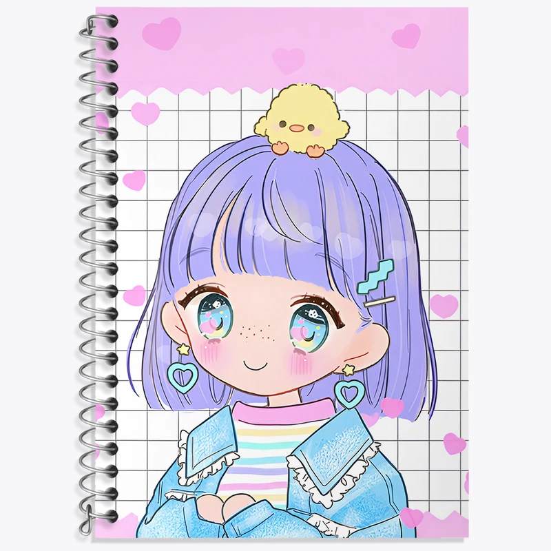 دفتر نت موسیقی 50 برگ خندالو طرح دخترانه کیوت کد N3968